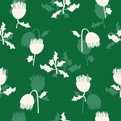 Abstract floral surface pattern seamless background