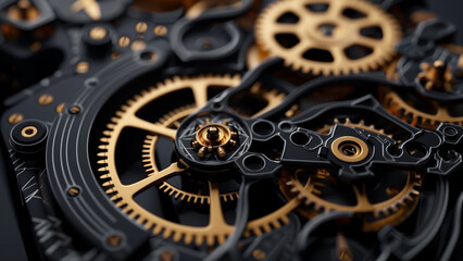 High-Tech Gear Design in Digital Rendering