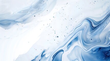 Elegant Abstract Blue and White Marble Texture