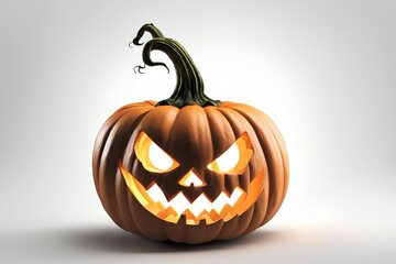 halloween jack o lantern, Halloween Festival Pumpkin with White Background