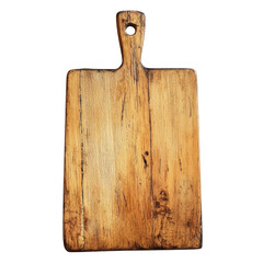 Fototapeta premium A wooden cutting board with a wooden handle