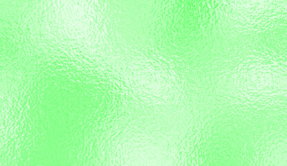 Soft Green foil background with highlights and uneven texture. 