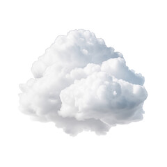 Cumulus Cloud Isolated On Transparent Background