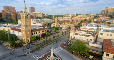 Country Club Plaza in Kansas City, Missouri, United States Of America.