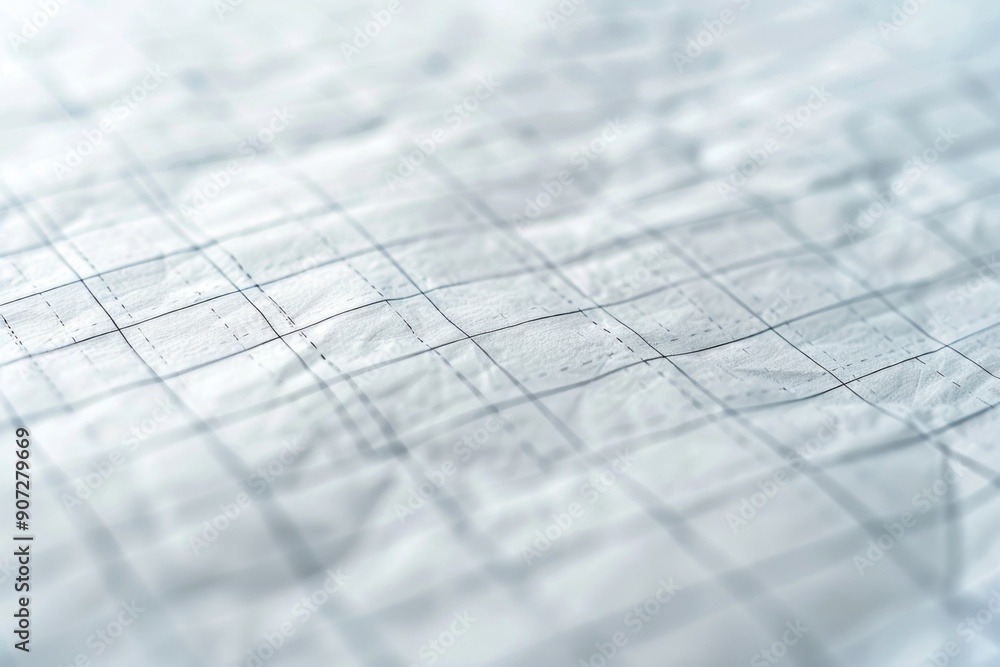 Poster a close-up view of a piece of paper with straight lines drawn on it, suitable for use in educational