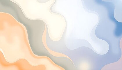 A fluid, watercolor-inspired background with soft, blended colors and abstract shapes for a creative and artistic feel. Multiple variations available