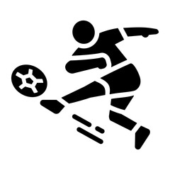 Shooting Soccer Icon