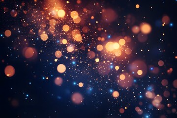 Fototapeta premium Shiny Christmas background with festive glitter effect