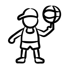 Youth Basketball Icon