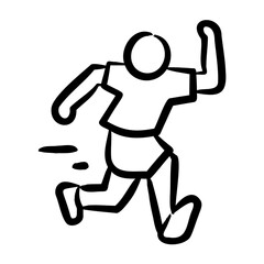 Sprinting Icon