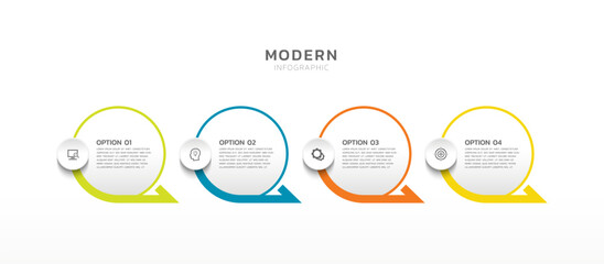 Presentation business infographic modern template