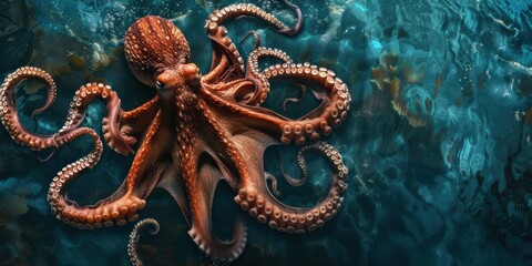 Obraz premium Octopus Underwater