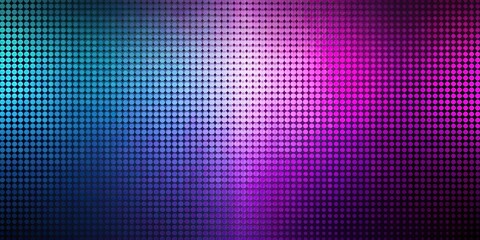 Abstract multicolored dark neon blue purple lilac pink black gray graphite patterns on pixelated gradient background, neon, abstract