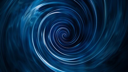 Abstract background featuring a swirling blue vortex.