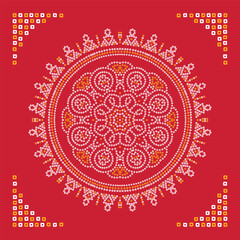 bandhani design  illustration sari, art and craft, paper , wallpaper, rajasthani print, traditional, pattern, seamless traditional textile bandani pattern, fabric