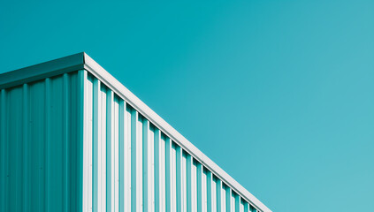 Modern Industrial Structure with Metal Siding
