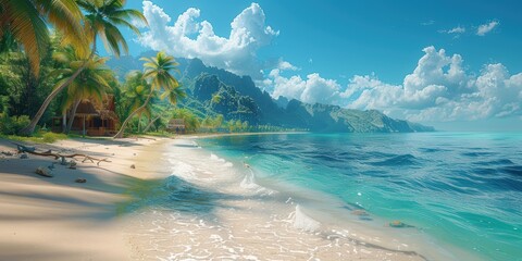 Tropical Paradise Beach