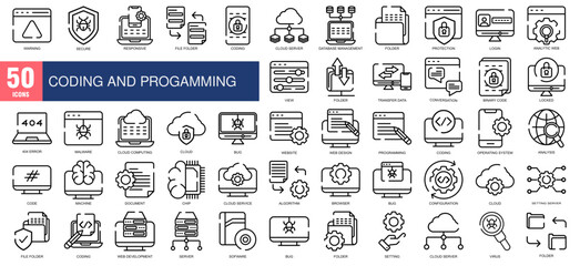 CODING AND PROGAMMING ICON