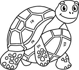 A cute turtle with a smile on its face