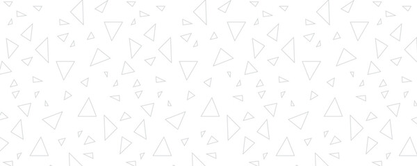 pattern with white triangles on a white background. Vector illustration.