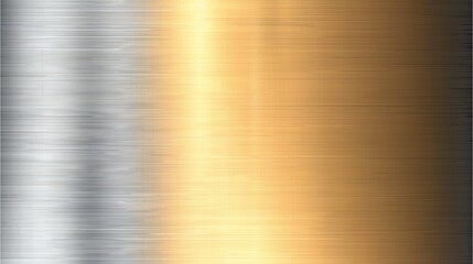 gold, silver and black color gradient on steel texture background 