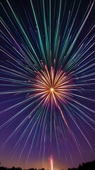 Fototapeta premium fireworks in the sky