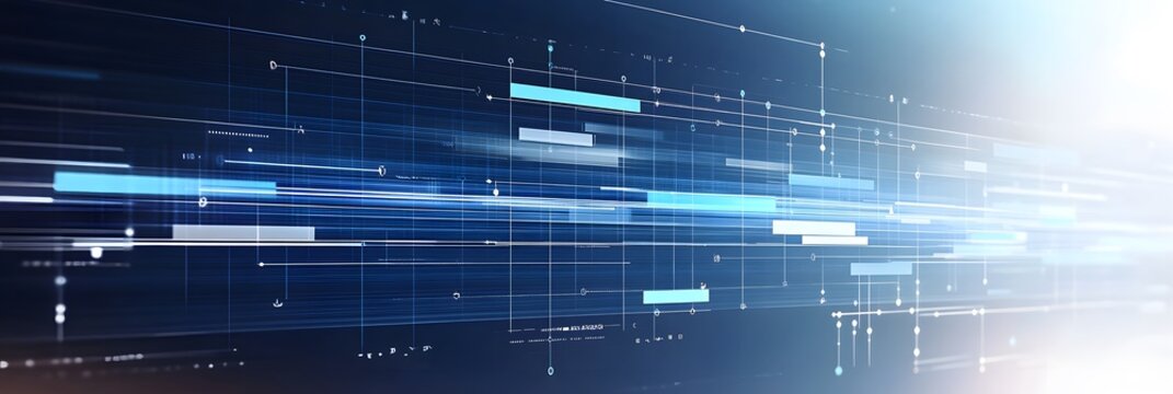 wallpaper featuring a Gantt chart, task lists, and timeline icons. The background is clean and organized