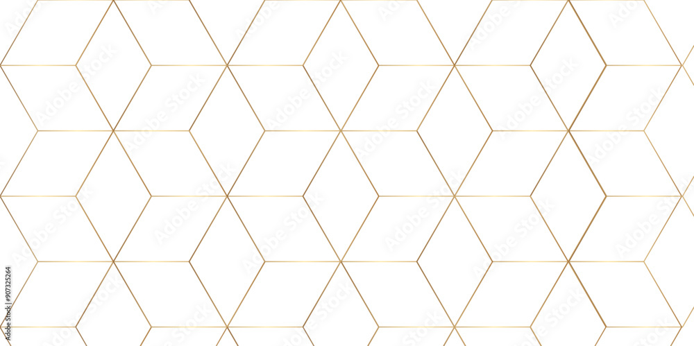 Poster mondrian style of diagonal square pattern vector. design geometric tile gold on black background. mo