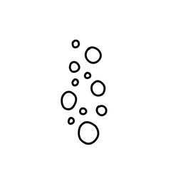 water bubble line illustration