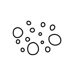 water bubble line illustration