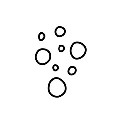 water bubble line illustration