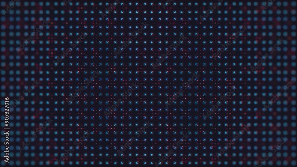 Poster dark background with red and blue dot pattern suitable for abstract designs, backgrounds, textiles, 