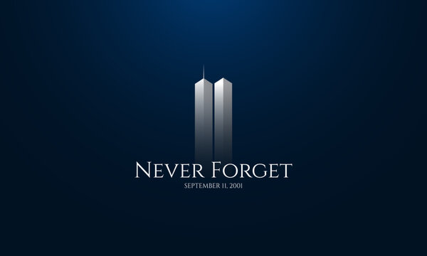 Patriot Day September 11th background vector illustration