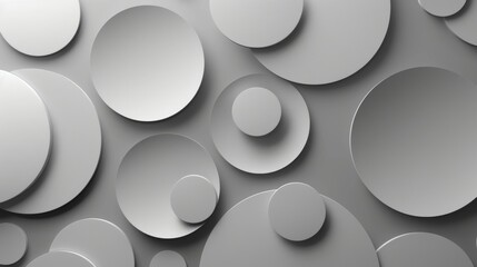 Abstract Grey Circles