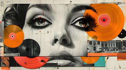 Vintage Vinyl and a Woman's Gaze