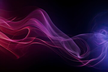 Fototapeta premium Abstract Smoke In Dark Background with generative ai