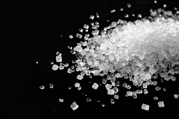 A pile of sugar sitting on a table, great for food or dessert photography