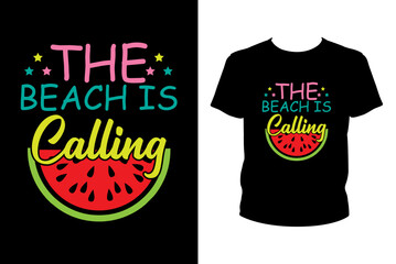 The beach is calling - art files for Cricut and Silhouette. You can edit it with Adobe Illustrator.