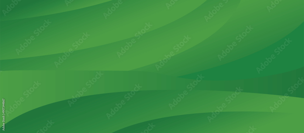 Poster abstract dark emerald green modern background with dynamic curve effect. vector illustration