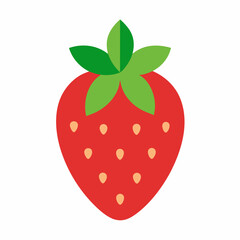 Garden strawberry icon vector illustration