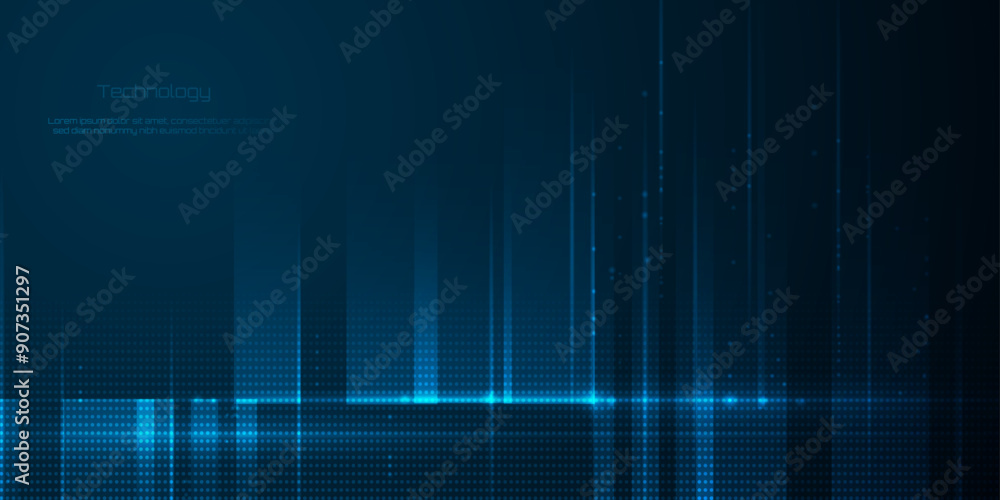 Poster big data futuristic, hi tech technology, light line design. vector datum digital background. illustr