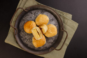 Chinese Pastry Cake or Moon Cake for Mid Autumn Festival. 