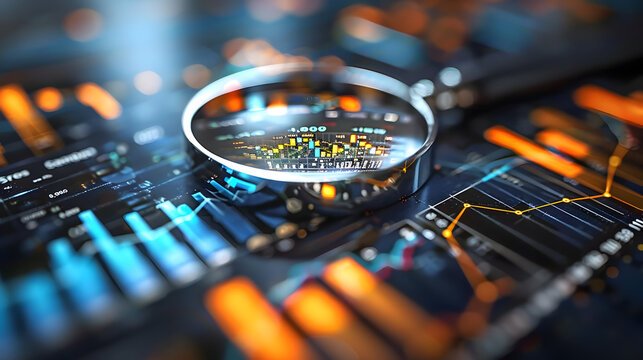 Magnifying Data: Analyzing Financial Trends