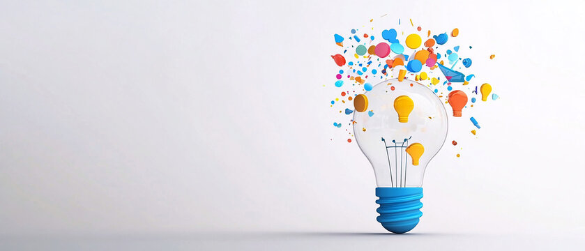 Success concept on white background digital transformation.