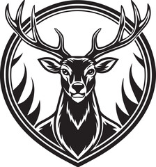 deer line art vector