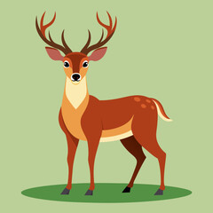silhouette of a deer, deer vector illustration, pet vector art, deers silhouette, animal vector icon, eps, deer baby