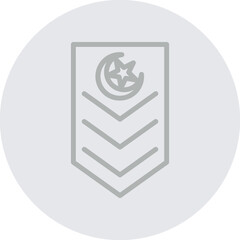 Ranks Vector Line Grey Circle Grey