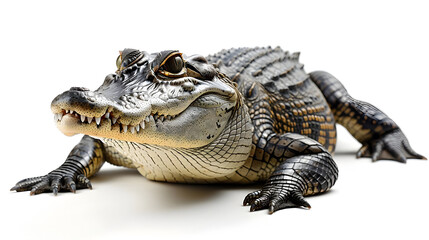 Naklejka premium American Alligator Close-Up
