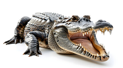 Fototapeta premium Crocodile with Open Mouth
