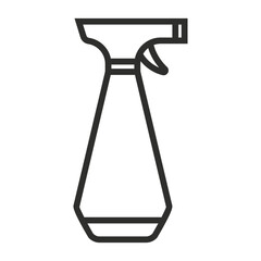 Bottle spray outline icon, editable vector illustration and transparent graphic element. Isolated on white background